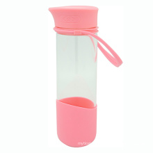 Single Wall Glass Tea Bottle with Strainer and Loop 500ml